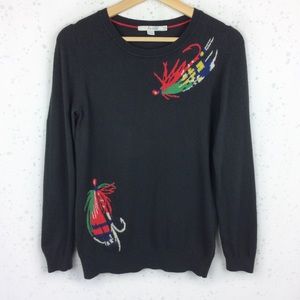 Boden Fly Fishing Sweater 6 US